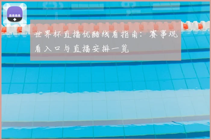 世界杯直播优酷线看指南：赛事观看入口与直播安排一览